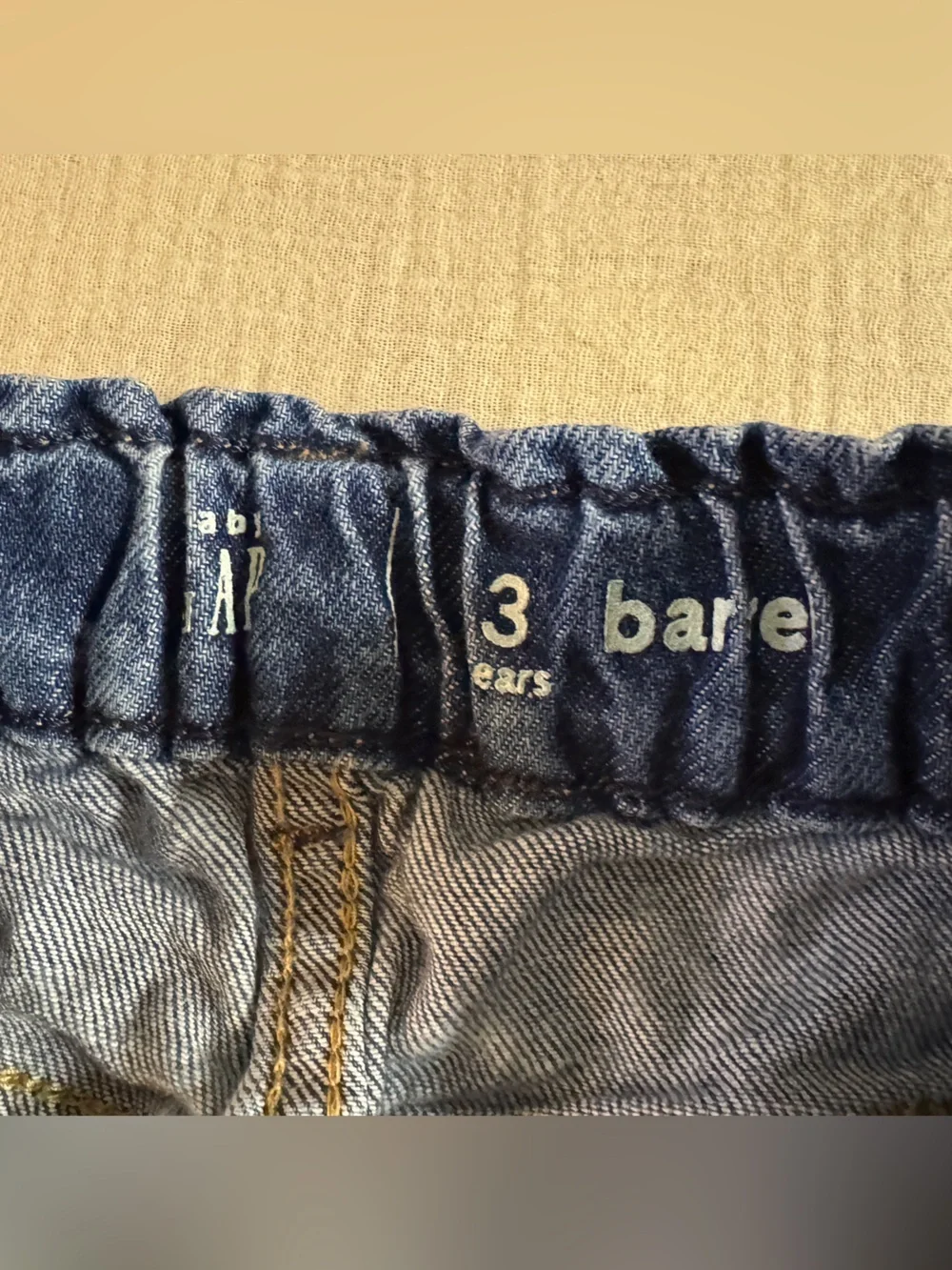 Baby Gap Toddler Barrel Jeans with Floral Washwell